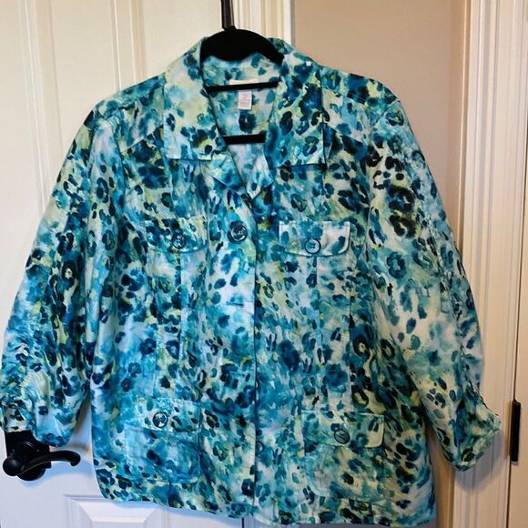Chico’s Multicolored Jacket  - Picture 1 of 7